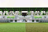 Design Stadion Mini Konasara dibangun di Kelurahan Molawe, Kecamatan Molawe, Kabupaten Konawe Utara (Konut) tahun 2025. Foto : Istimewa