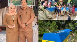 Kepala Desa Bandaeha, Harianto, S.Pi bersama Istri, dan Pembangunan Sistem Penyediaan Air Minum (SPAM) Desa Bandaeha. 