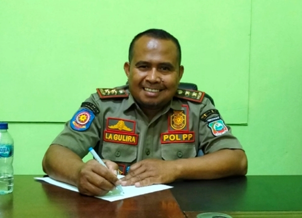 Plt Kasat Pol PP Konawe Utara, La Gulira Sarimu. 