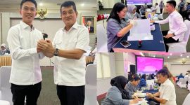 Pasangan Ikbar-Abuhaera menjalani pemeriksaan kesehatan di Rumah Sakit Pusat Angkatan Darat (RSPAD) Gatot Soebroto, Jakarta Pusat, Senin (17/02/2025). 