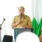 Bupati Konawe Utara, H. Ruksamin saat membuka Musrenbang di 13 Kecamatan.