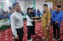 Wakil Bupati Konawe Utara, H. Abuhaera membuka Sosialisasi Penerimaan Mahasiswa Baru Politeknik Kelautan dan Perikanan (KP) Tahun Akademik 2025/2026, Selasa (17/6/2025), di Aula Anawai Ngguluri, Kantor Bupati Konut.