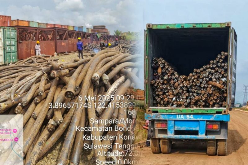 Limbah Kabel PT Virtue Dragon Nickel Industry (VDNI) diduga tidak memiliki dokumen resmi yang berlokasi di Kecamatan Morosi, Kabupaten Konawe. 