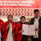 SK diserahkan secara langsung oleh Ketua DPW PSI Sulawesi Tenggara, La Ode M. Raji’un Tumada ke Vebrianti Safruddin, dan disaksikan oleh seluruh pengurus PSI.