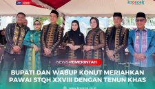 Bupati Konawe Utara, H. Ikbar, S.H., M.H., dan Wakil Bupati Abuhaera, S.Sos., M.Si., turut didampingi Ketua dan Wakil Ketua TP PKK Konut, Hj. Wisra Wastawati dan Hj. Sarlina, ikuti Pawai Ta’aruf Seleksi Tilawatil Qur’an dan Musabaqah Hadis (STQH) ke-XXVIII Tingkat Provinsi Sulawesi Tenggara, Sabtu (21/6/2024) di Kota Kendari.