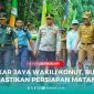 Ikbar-Abuhaera bersama Forkopimda Konut terjun langsung ke Desa Mekar Jaya memastikan kesiapan dalam mengikuti Lomba Desa Tingkat Provinsi Sulawesi Tenggara Tahun 2025, Senin (23/06/2025).