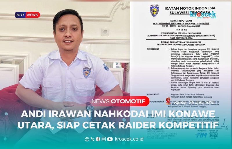 Ketua IMI Konawe Utara, Andi Irawan Labuku, S.H.