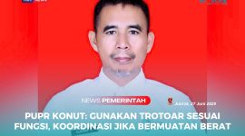 Kepala Dinas Pekerjaan Umum dan Penataan Ruang (PUPR) Kabupaten Konawe Utara (Konut), Ir. H. Ujung Lasandra, S.T., M.Si.