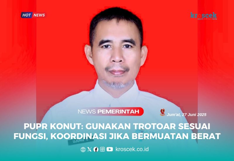 Kepala Dinas Pekerjaan Umum dan Penataan Ruang (PUPR) Kabupaten Konawe Utara (Konut), Ir. H. Ujung Lasandra, S.T., M.Si.