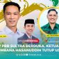Ketua DPW PBB Sultra, H. Ikbar, S.H., M.H., (kiri). Hasanuddin, S.Pd.I, Ketua DPC PBB Kabupaten Bombana (Almarhum).