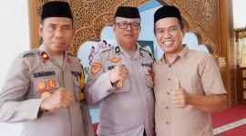 Ketua DPRD Konut, Herman Sewani, S.H., (Kemeja Coklat) bersama Jajaran Unsur Pimpinan Polres Konut saat menggelar Maulid Nabi SAW 1446 Hijriah.