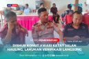 Kepala Bidang Lalu Lintas Dishub Konut, Awan Priadi, S.Si., M.Si, saat konferensi pers di salah satu rumah makan di Wanggudu, Kamis (03/07/2025).