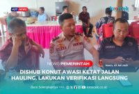 Kepala Bidang Lalu Lintas Dishub Konut, Awan Priadi, S.Si., M.Si, saat konferensi pers di salah satu rumah makan di Wanggudu, Kamis (03/07/2025).