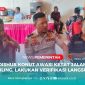 Kepala Bidang Lalu Lintas Dishub Konut, Awan Priadi, S.Si., M.Si, saat konferensi pers di salah satu rumah makan di Wanggudu, Kamis (03/07/2025).