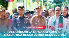 Bupati dan Wabup Konut, H. Ikbar, S.H., M.H., dan H. Abuhaera, S.Sos., M.Si., bersama Forkopimda Konut menyambut kedatangan Tim Penilai Provinsi yang dipimpin oleh Kepala Dinas Pemberdayaan Masyarakat dan Desa (DPMD) Provinsi Sulawesi Tenggara, Dr. Ir. I Gede Panca, M.Pd, di Desa Mekar Jaya, Langgikima, Selasa (08/07/2025).