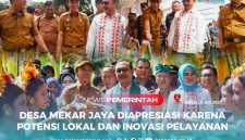 Bupati dan Wabup Konut, H. Ikbar, S.H., M.H., dan H. Abuhaera, S.Sos., M.Si., bersama Forkopimda Konut intens kunjungan Tim Penilai Provinsi yang dipimpin oleh Kepala Dinas Pemberdayaan Masyarakat dan Desa (DPMD) Provinsi Sulawesi Tenggara, Dr. Ir. I Gede Panca, M.Pd, di Desa Mekar Jaya, Langgikima, Selasa (08/07/2025).
