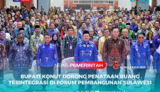 Bupati Konawe Utara, H. Ikbar, S.H., M.H., menghadiri Forum Koordinasi Pembangunan Wilayah Berbasis Penataan Ruang Pulau Sulawesi yang diselenggarakan di Gedung DPRD Provinsi Sulawesi Tengah, Kamis (10 Juni 2025).