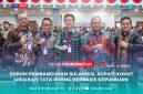 Bupati Konawe Utara, H. Ikbar, S.H., M.H., menghadiri Forum Koordinasi Pembangunan Wilayah Berbasis Penataan Ruang Pulau Sulawesi yang diselenggarakan di Gedung DPRD Provinsi Sulawesi Tengah, Kamis (10 Juni 2025).