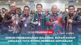 Bupati Konawe Utara, H. Ikbar, S.H., M.H., menghadiri Forum Koordinasi Pembangunan Wilayah Berbasis Penataan Ruang Pulau Sulawesi yang diselenggarakan di Gedung DPRD Provinsi Sulawesi Tengah, Kamis (10 Juni 2025).