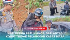 Satuan Lalu Lintas (Satlantas) menggelar Operasi Patuh Anoa 2025, Fokus penindakan terhadap pelanggaran kasat mata dan pendekatan humanis dan edukatif terhadap para pengendara, Selasa (15/07/2025). Foto : Polres Konut.
