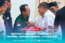 Fendrik bersalaman Bravo kepada Herman Sewani (kemeja putih) resmi naik pentas lagi dalam Musyawarah Cabang (Muscab) VI Partai Bulan Bintang (PBB), Herman Sewani kembali terpilih sebagai Ketua DPC PBB Konut. 