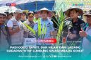 Dipimpin langsung oleh Bupati H. Ikbar dan Wakil Bupati H. Abuhaera, ratusan masyarakat dan unsur Forkopimda bergotong royong membuka ladang di Desa Sambasule, Kecamatan Motui, Kamis (17/7/2025).