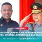 Anggota Komisi III Dewan Perwakilan Rakyat Daerah (DPRD) Kota Kendari, LM Rajab Jinik D., (kiri), mengucapkan salam hangat bertambah usia ke Wakapolda Sulawesi Tenggara, Brigjen Pol. Amur Chandra Juli Buana, S.H., M.H.