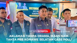 Iksan resmi terpilih aklamasi sebagai Ketua DPC pada Musyawarah Cabang (Muscab) Partai Bulan Bintang (PBB) Kabupaten Konawe Selatan (Konsel).