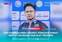Koordinator Forum Komunikasi Wartawan (Forkawa) Kabupaten Konawe Utara (Konut), Syaifuddin.