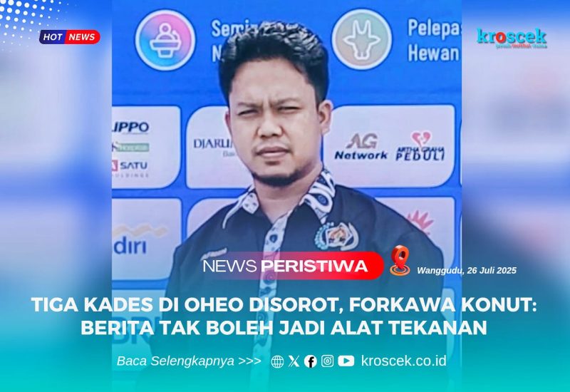 Koordinator Forum Komunikasi Wartawan (Forkawa) Kabupaten Konawe Utara (Konut), Syaifuddin.