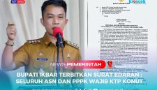Bupati Konawe Utara, H. Ikbar, S.H., M.H,. dan Surat Edaran ASN, PPPK, dan Masyarakat Wajib KTP Konawe Utara.