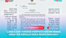 Surat Edaran Nomor 100.3.4/179/SJ tentang Perpanjangan Masa Jabatan Kepala Desa.