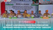 Pemkab Konawe Utara gelar Sosialisasi Pembangunan Zona Integritas Desa (ZIDES) dan penguatan Koperasi Desa Merah Putih, Senin (5/8/2025), bertempat di Desa Muara Tinobu, Kecamatan Lasolo.