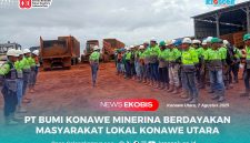 PT Bumi Konawe Minerina (BKM) serap 138 tenaga kerja lokal Konawe Utara.