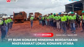 PT Bumi Konawe Minerina (BKM) serap 138 tenaga kerja lokal Konawe Utara.