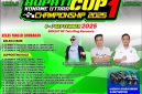 Pamflet Bupati Cup I Konawe Utara Road Race Championship 2025.