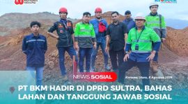 Dokumentasi hasil verifikasi lapangan bersama Management PT BKM dan masyarakat di lokasi Lahan Pertambangan menghindari Klaim lahan.