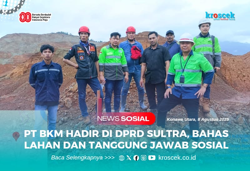 Dokumentasi hasil verifikasi lapangan bersama Management PT BKM dan masyarakat di lokasi Lahan Pertambangan menghindari Klaim lahan.