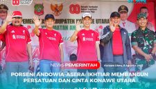 Bupati Konawe Utara, H. Ikbar, SH, MH, didampingi Wakil Bupati H. Abuhaera, S.Sos., M.Si., Wakil Ketua II DPRD Konut, Muhardin, S.Pd., Forkopimda, Sekda Konut, Dr. Safruddin, S.Pd., M.Pd., serta seluruh jajaran OPD dan pemerintah kecamatan setempat, pada Jumat, 8 Agustus 2025.