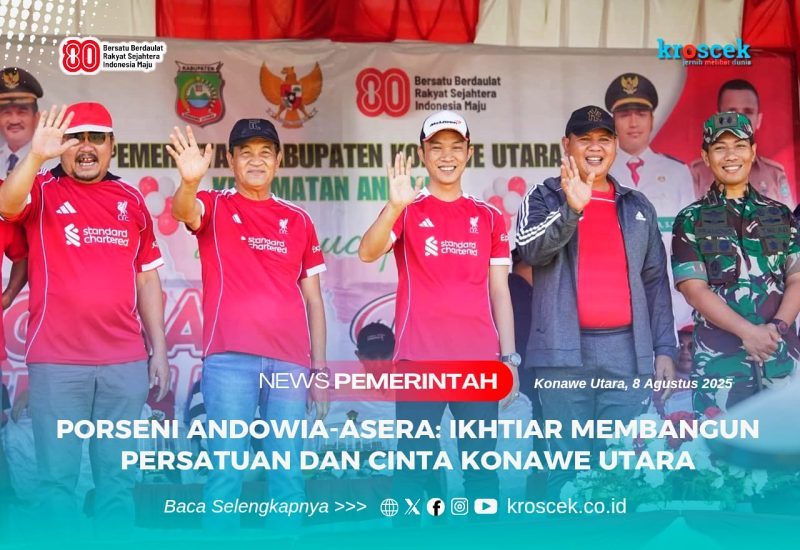Bupati Konawe Utara, H. Ikbar, SH, MH, didampingi Wakil Bupati H. Abuhaera, S.Sos., M.Si., Wakil Ketua II DPRD Konut, Muhardin, S.Pd., Forkopimda, Sekda Konut, Dr. Safruddin, S.Pd., M.Pd., serta seluruh jajaran OPD dan pemerintah kecamatan setempat, pada Jumat, 8 Agustus 2025.