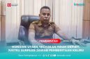 Kepala Badan Keuangan dan Aset Daerah (BKAD) Konawe Utara (Konut), Drs. Irwan, usai ditemui Kroscek.co.id diruang kerjanya, Selasa (12/08/2025).