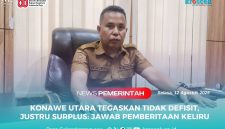 Kepala Badan Keuangan dan Aset Daerah (BKAD) Konawe Utara (Konut), Drs. Irwan, usai ditemui Kroscek.co.id diruang kerjanya, Selasa (12/08/2025).