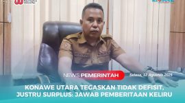 Kepala Badan Keuangan dan Aset Daerah (BKAD) Konawe Utara (Konut), Drs. Irwan, usai ditemui Kroscek.co.id diruang kerjanya, Selasa (12/08/2025).