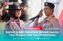 Bupati Konawe Utara (Konut), H. Ikbar, S.H., M.H., berdiri tegak di podium, suaranya lantang tapi tetap ramah saat memberikan komando pada Jambore Pramuka Konut di pelataran Kantor Dinas Perhubungan Konawe Utara, Kamis (14/08/2025).