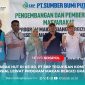 Jajaran PT SBP berpose bersama pimpinan sekolah dan warga setempat di sela-sela kegiatan pembagian MBG, Jum'at (15/08/2025).