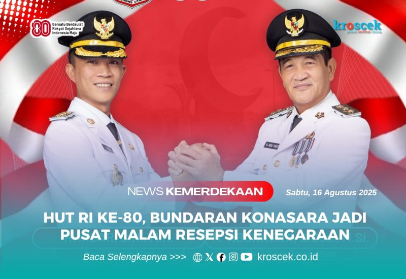 Bupati dan Wakil Bupati Konawe Utara, H. Ikbar, S.H., M.H, dan H. Abuhaera, S.Sos., M.Si.