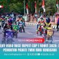 Open Turnamen Road Race Bupati Cup I Konawe Utara Championship 2025, Seluruh kelas memasuki babak Final di Sirkuit Jalan Raya Twin Ring Konasara, kompleks perkantoran Bupati Konawe Utara, Minggu (07/09/2025).