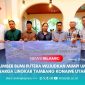 Perwakilan jamaah umrah lingkar tambang Konawe Utara bersama manajemen PT Sumber Bumi Putera saat pelepasan resmi peserta umrah di salah satu hotel di Kendari, Sulawesi Tenggara, sebelum keberangkatan. 18–25 Agustus 2025.