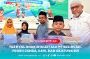 Foto Kiri: Pemenang Lomba Tartil Al-Qur’an Juara I menerima penghargaan pada Festival Anak Sholeh yang diselenggarakan PT Kembar Emas Sultra di lingkar tambang Konawe Utara. Foto Kanan: Peserta Lomba Adzan menerima sertifikat dan hadiah Juara III pada Festival Anak Sholeh PT Kembar Emas Sultra, peringatan Maulid Nabi 2025.
