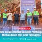 PEMBANGUNAN MUSHOLA - Tim PT Bumi Konawe Mineral dan masyarakat setempat berfoto bersama di area perataan lahan pembangunan mushola Dusun Bajo, Desa Tapunggaya, Kabupaten Konawe Utara, Rabu (24/9/2025).